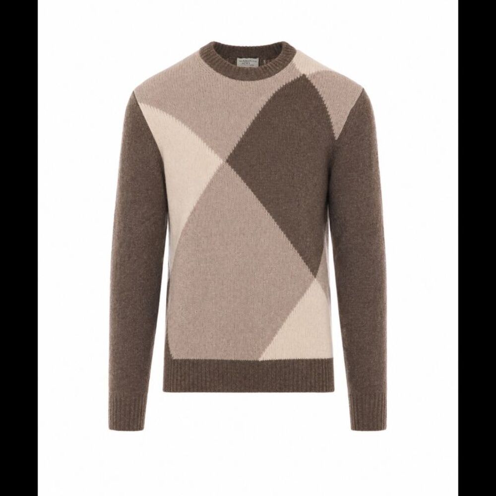 Ballantyne Men Rhombus Pattern Sweater